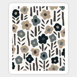 Simple Flowers Pattern Sticker